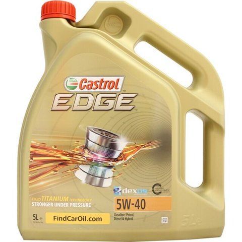 Castrol EDGE Titanium FST 5W-40 5 л, (1535F1) моторное масло фото