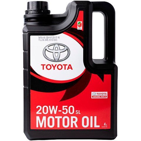 Toyota Motor Oil SL 20W-50, 4 л (0888083224) моторна олива фото
