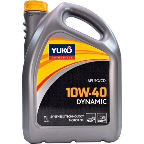 Yuko Dynamic 10W-40 5 л, моторное масло фото