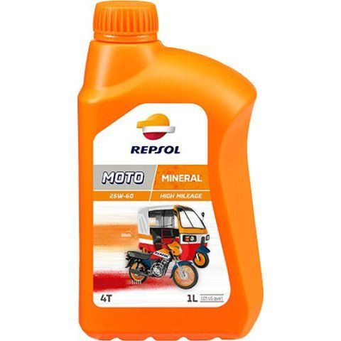 Repsol Moto High Mileage 25W-60, 1 л (RP181I51) моторна олива 4T фото