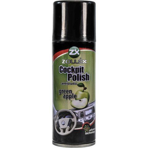 Полироль для салона Zollex Cockpit Polish зеленое яблоко 450 мл GA450 фото