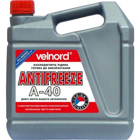 Готовый антифриз Velnord А-40 красный -36 &deg;C фото