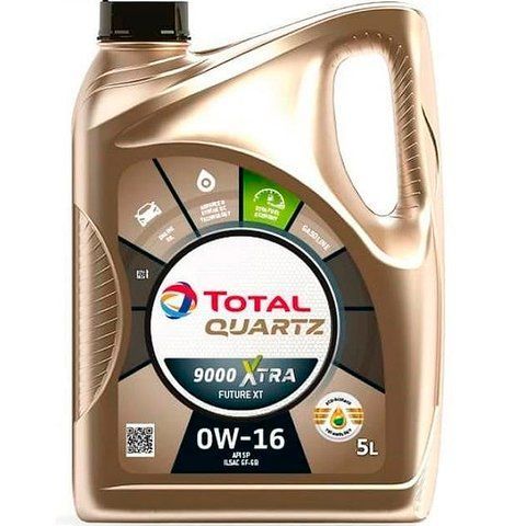 Total Quartz 9000 Xtra Future XT 0W-16, 5 л (225560) моторное масло фото