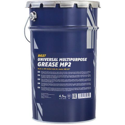 Mannol MP-2 Multipurpose Grease багатоцільове мастило, 4,5 л (8027) фото