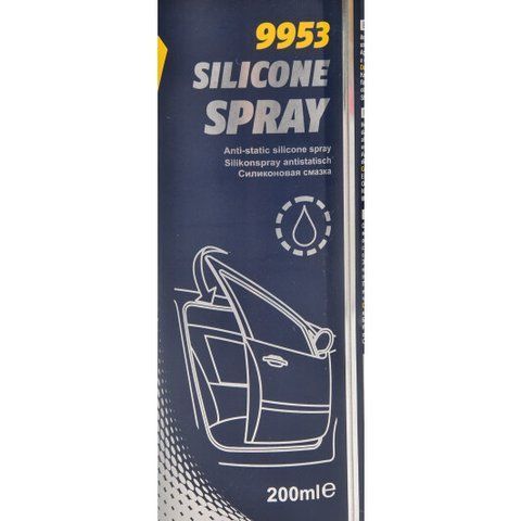Mannol Silicone Spray, 200 мл (995304) силіконове мастило фото