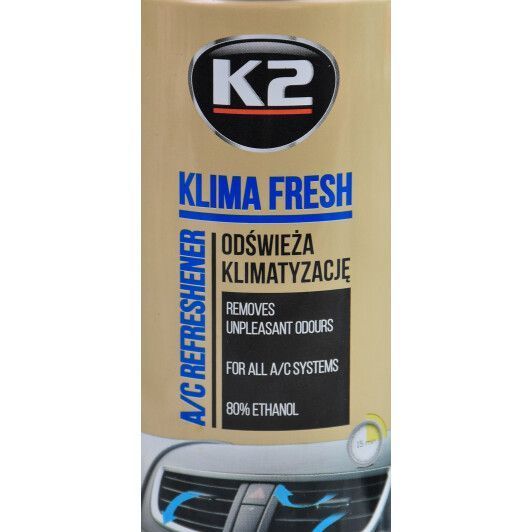 K2 Klima Fresh спрей очищувач кондиціонера фото