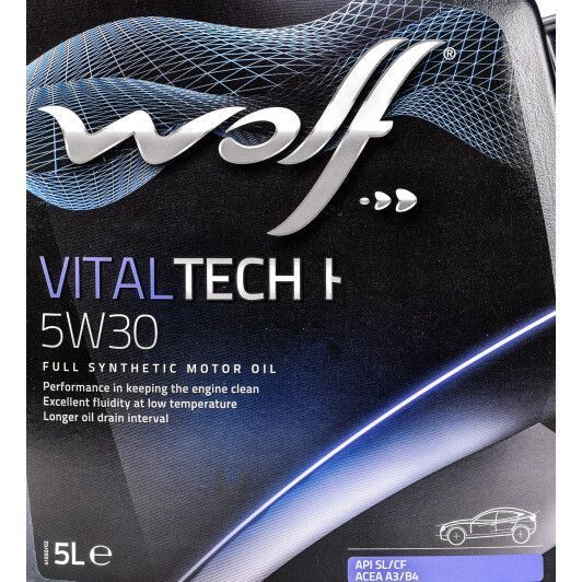 Wolf Vitaltech 5W-30 5 л, (8300011) моторное масло фото
