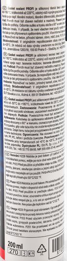 XT Gasket Sealant PROFI Black чорний формувач прокладок, 200 мл (GSB200) фото
