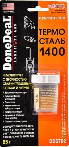 DoneDeal Termosteel 1400 герметик, 85 мл (DD6799) фото