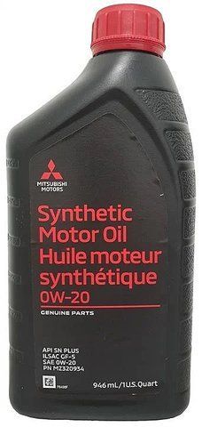 Mitsubishi Engine Oil 0W-20, 0,946 л (MZ320934) моторное масло фото