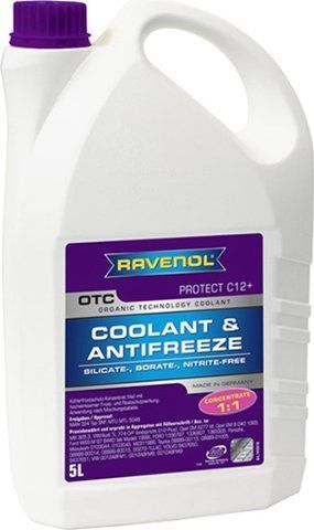 Ravenol OTC Protect C12+ G12+ фиолетовый, 5 л концентрат антифриза фото
