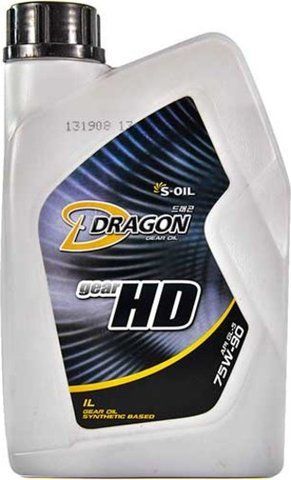 S-Oil DRAGON GEAR HD GL-5 75W-90, 1 л (dghd75901) синтетична трансмісійна олива фото