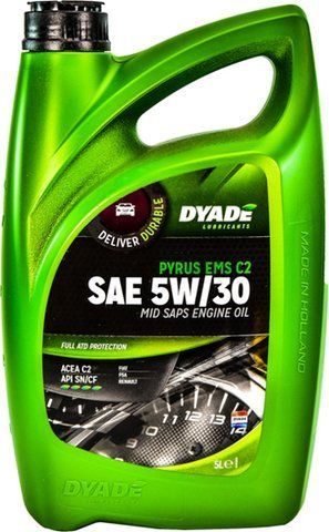 DYADE Pyrus EMS C2 5W-30 5 л, (574211) моторна олива фото