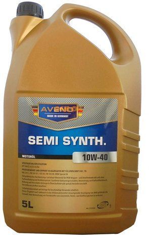 Aveno Semi Synth 10W-40, 5 л (0002000025005) моторна олива фото