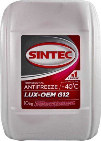 Готовый антифриз Sintec Lux G12 красный -40 &deg;C фото
