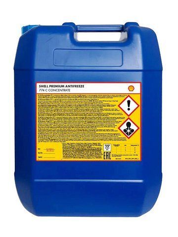 Shell Premium 774 С G11 зеленый, 20 л (PBT713) концентрат антифриза фото