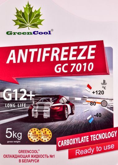 Готовий антифриз Green cool GC 7010 G12+ червоний -40 &deg;C фото