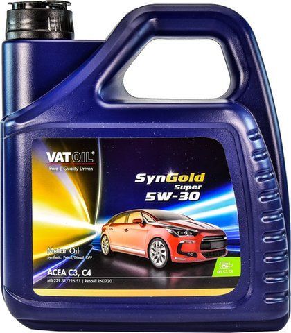 Vatoil SynGold Super 5W-30 4 л, (50541) моторна олива фото