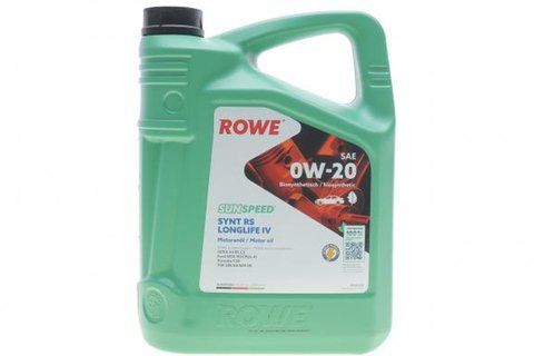 Rowe HC Sunspeed Synt RS Longlife IV 0W-20, 5 л (4920036005099) моторное масло Копия фото