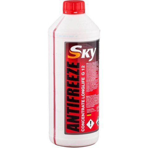 SKY Long Life G12 красный, 1,5 л (506235) концентрат антифриза фото