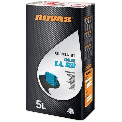 Rovas Coolant LL R11 синий -38&deg;C, 5 л (74017) готовый антифриз фото