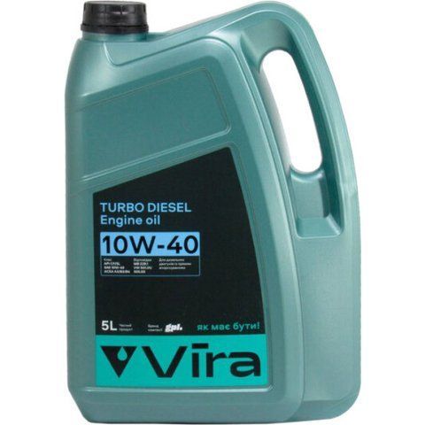 VIRA Turbo Diesel 10W-40 5 л, (VI0301) моторна олива фото