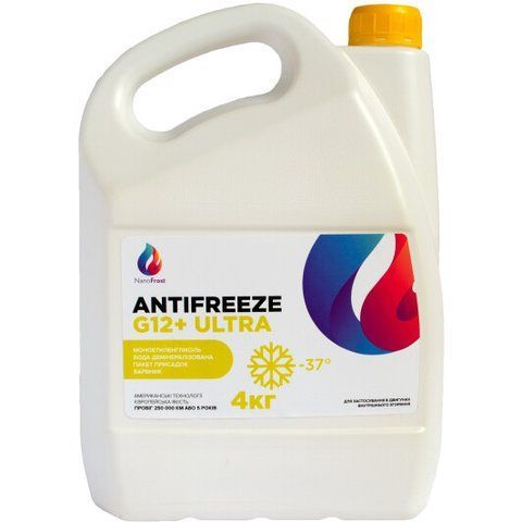 Готовий антифриз NanoFrost Ultra G12+ жовтий -37 &deg;C фото