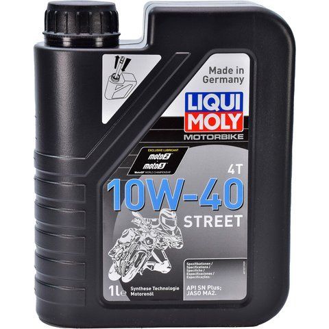 Liqui Moly Motorbike Street 10W-40, 1 л (7609) моторное масло 4T фото