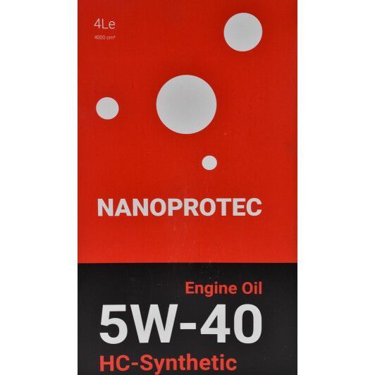 Nanoprotec HC-Synthetic 5W-40 4 л, (NP2206504) моторное масло фото