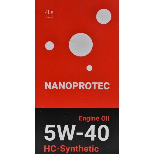 Nanoprotec HC-Synthetic 5W-40 4 л, (NP2206504) моторное масло фото