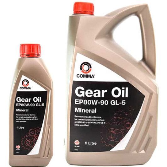 Comma Gear Oil EP 80W-90 GL5, 1 л (BDC0E8) мінеральна трансмісійна олива фото