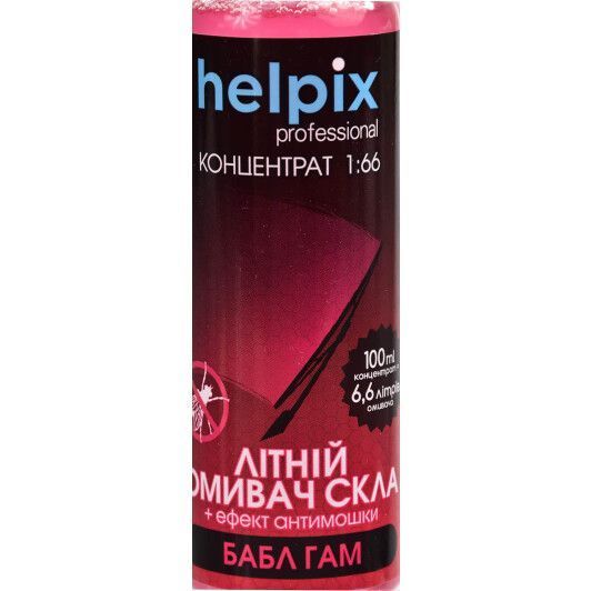 Концентрат омивача Helpix Professional літній 1&deg;С bubble gum 01 л фото
