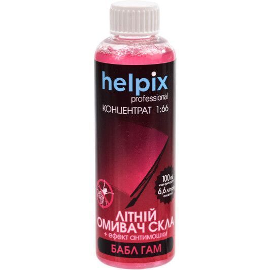 Концентрат омивача Helpix Professional літній 1&deg;С bubble gum 01 л фото