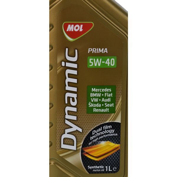 MOL Dynamic Prima 5W-40 1 л (13301136) моторное масло фото