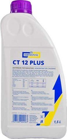 Cartechnic G12+ фиолетовый, 1,5 л концентрат антифриза фото