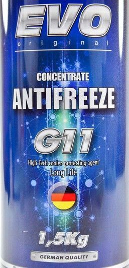 EVO G11 синий, 1,5 л (G11CONBLUE15L) концентрат антифриза фото