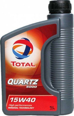 Total Quartz 5000 15W-40 1 л, (166236) моторна олива фото