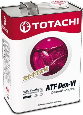 Totachi ATF Dex-VI, 4 л синтетична трансмісійна олива фото