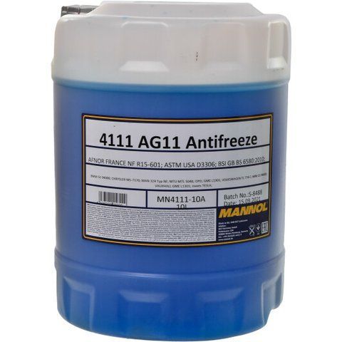Mannol AG11 Longterm G11 синий, 10 л (MN4111-10) концентрат антифриза фото