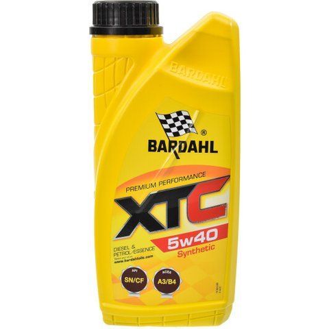 Bardahl XTC 5W-40 1 л, (36161) моторна олива фото