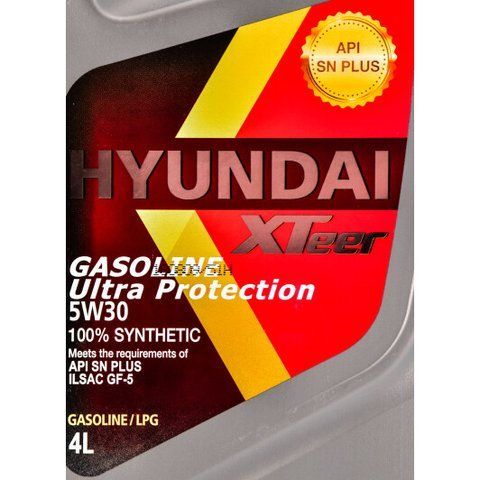 Hyundai XTeer Gasoline Ultra Protection 5W-30 4 л, (1041002) моторное масло фото