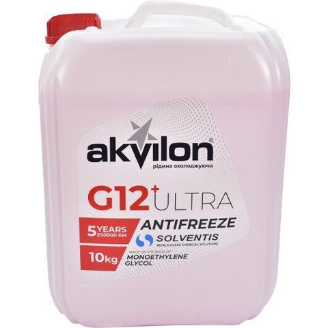 Готовий антифриз Akvilon Ultra G12+ червоний -40 &deg;C фото