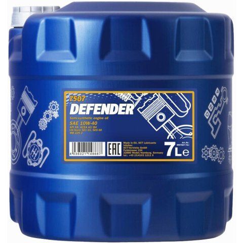 Mannol Defender 10W-40 7 л, (MN7507-7) моторное масло фото