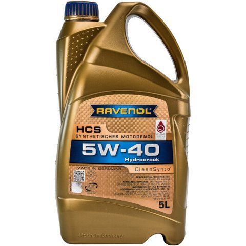 Ravenol HCS 5W-40 5 л, (11121055) моторное масло фото