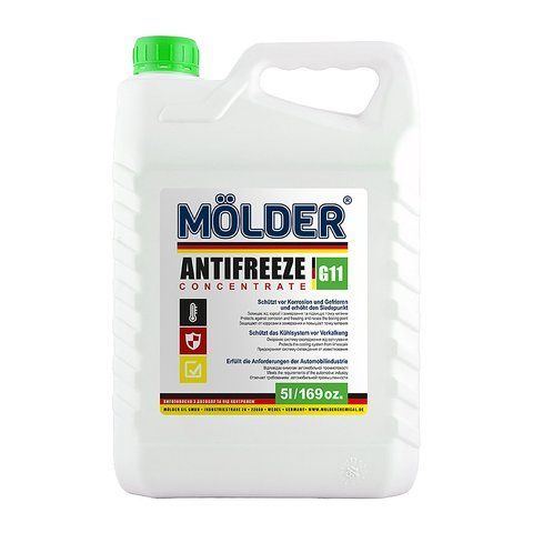Molder G11 зеленый, 5 л концентрат антифриза фото