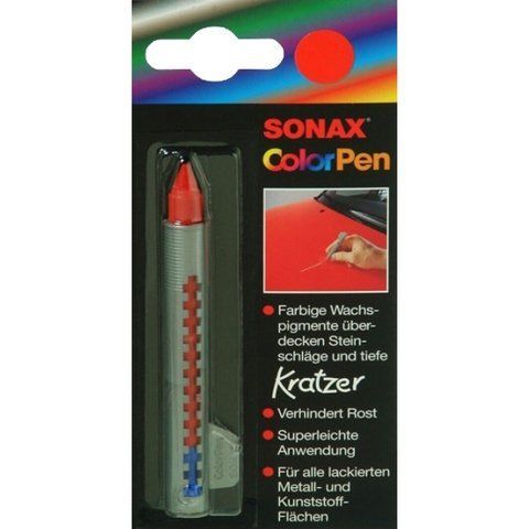 Sonax ColorPen Красно-оранжевый, 10 мл (298000) реставрационный карандаш фото