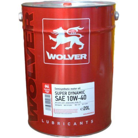 Wolver Super Dynamic 10W-40 20 л, моторное масло фото