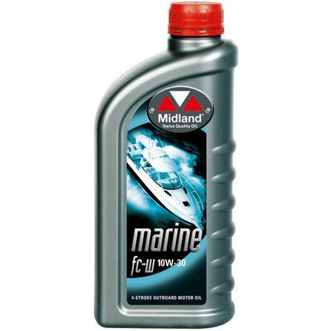 Midland Marine FC-W 10W-30, 1 л (58) моторна олива 4T фото