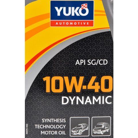 Yuko Dynamic 10W-40 1 л, моторное масло фото