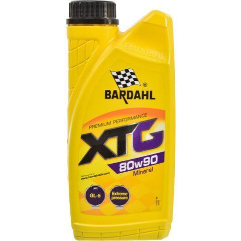 Bardahl XTG GL-5 80W-90, 1 л (36271) мінеральна трансмісійна олива фото